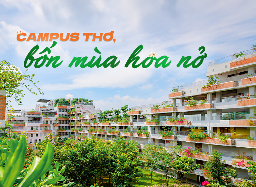 Campus thơ, bốn mùa hoa nở