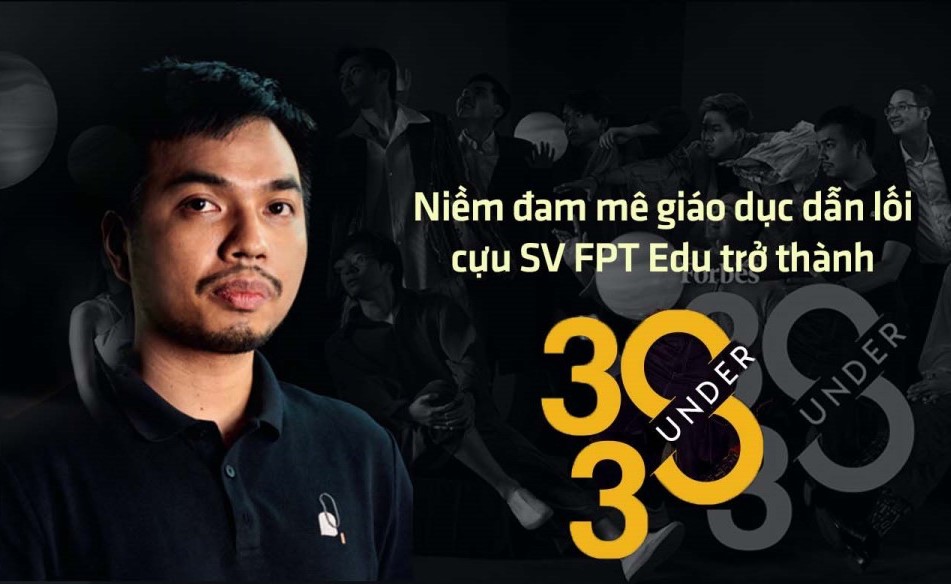 Cựu sinh viên Đại học FPT được Forbes Việt Nam vinh danh cùng cầu thủ bóng đá Quang Hải